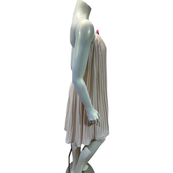 NWT French Connection Strapless Pink Dress, Size 12 Chic Party or Wedding Guest - Picture 4 of 11